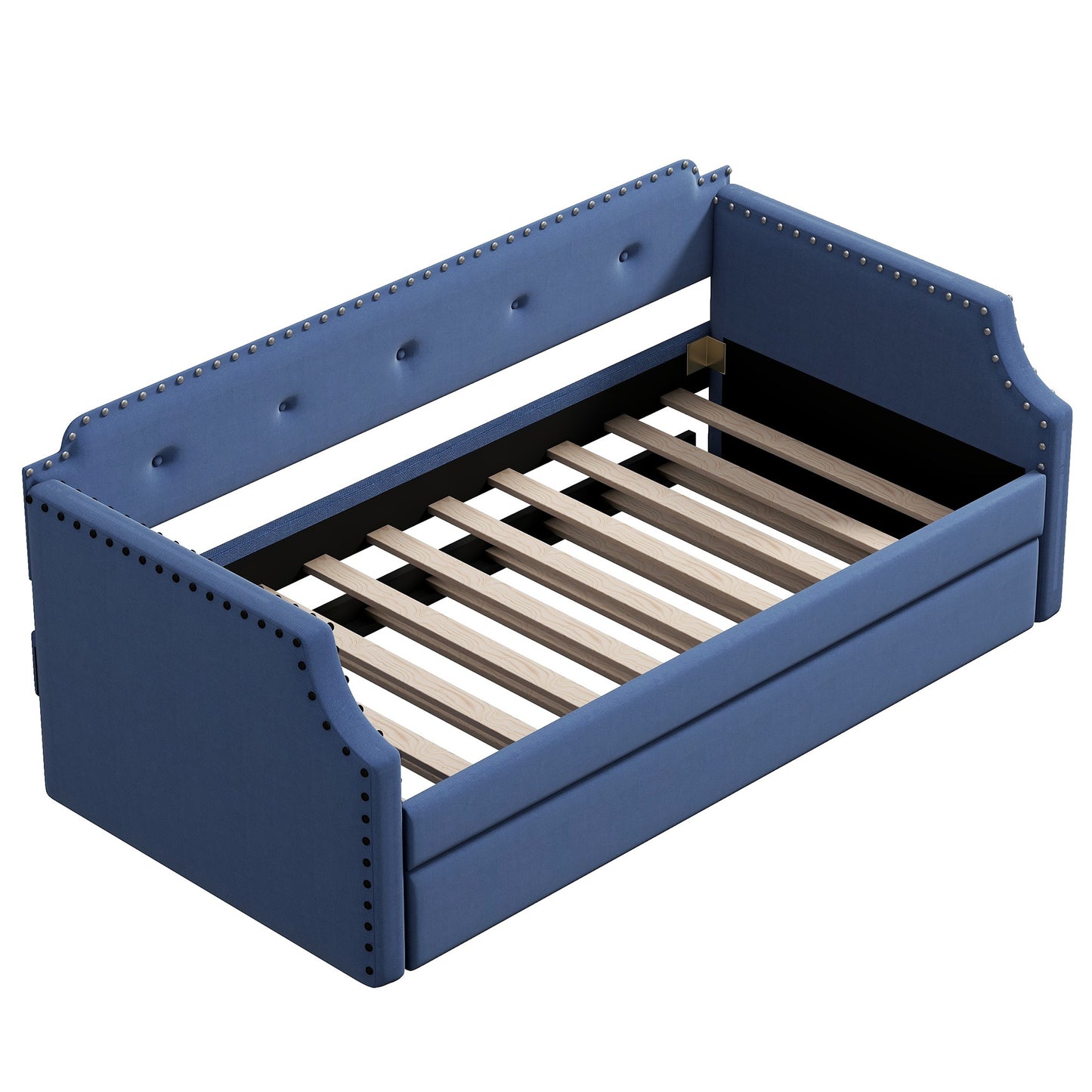 emily upholstered daybed with trundle