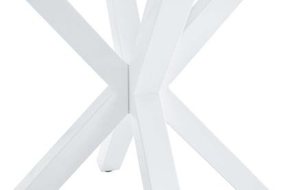 Mdf Dining Table Set, White