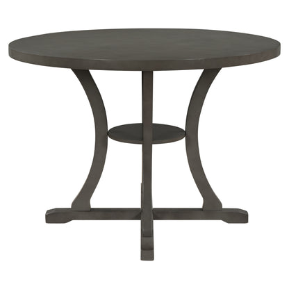 5-Piece Round Dining Table Set