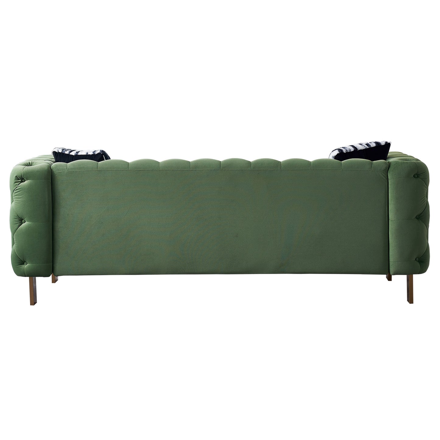 chesterfield modern tufted velvet sofa ,mint green