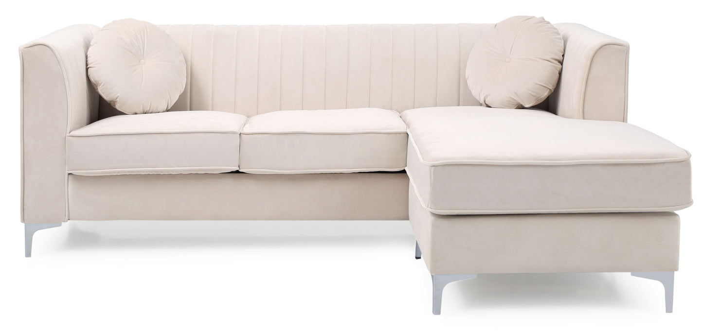 delray sofa set , ivory