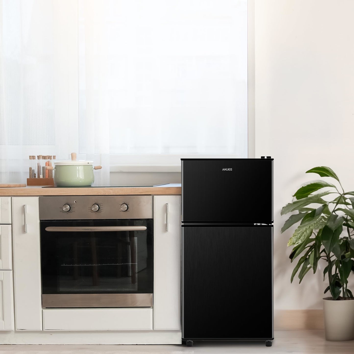3.5cu.ft compact refrigerator mini fridge with freezer