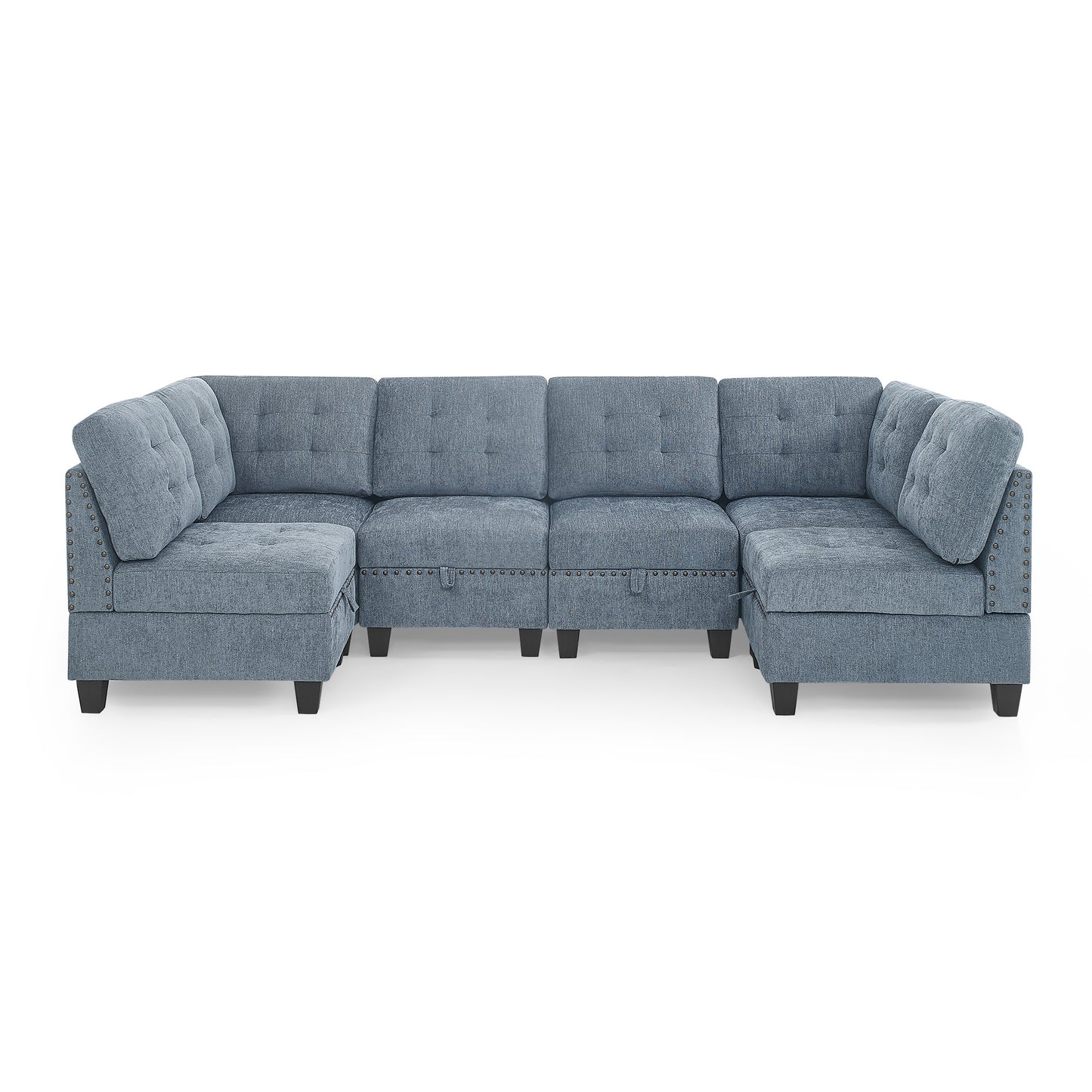 shelby u shape modular sectional sofa