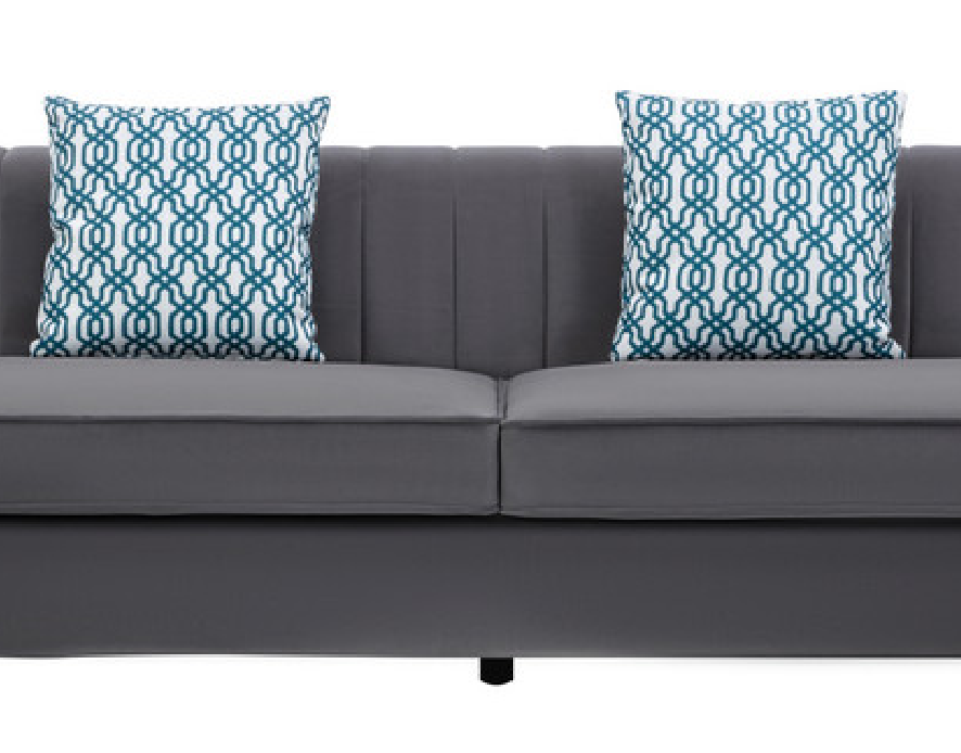 maddie velvet 5-seater double chaise sectional sofa
