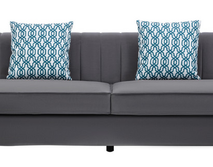 Maddie Velvet 5-Seater Double Chaise Sectional Sofa