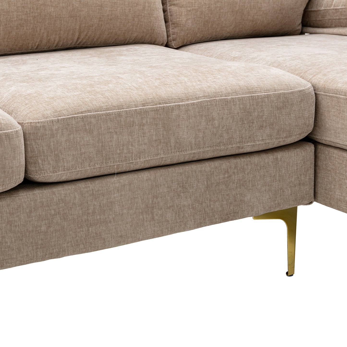 coolmore sectional sofa, camel