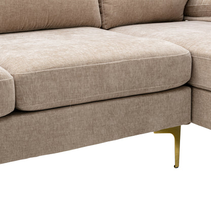 Coolmore Sectional Sofa, Camel
