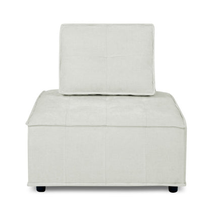 Chenille L-Shape Modular Sectional Sofa