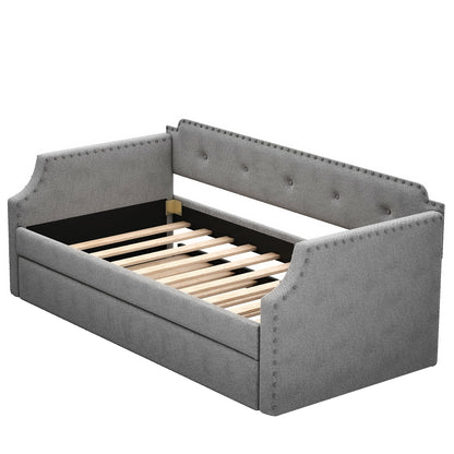 Emily Upholstered Daybed with Trundle