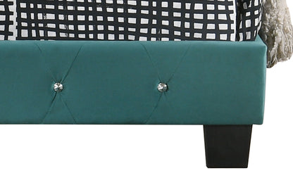Suffolk Upholstered  Bed,Green