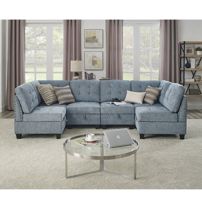 Shelby U shape Modular Sectional Sofa