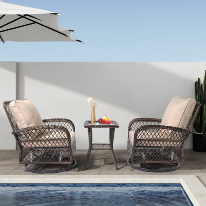 3 Pieces Patio Furniture Set