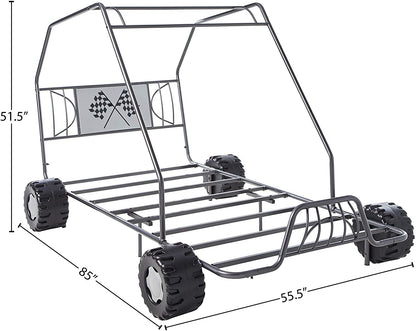 ACME Xander Twin Bed in Gunmetal Go Kart