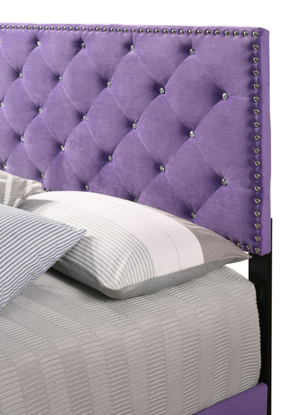 Suffolk  Queen Bed , Purple