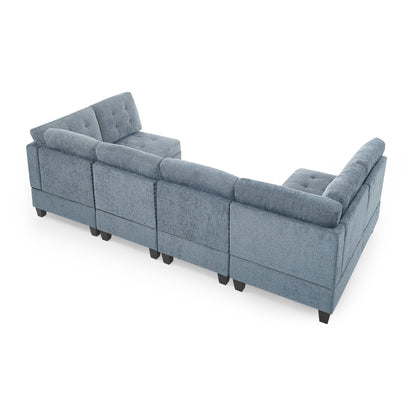 Shelby U shape Modular Sectional Sofa