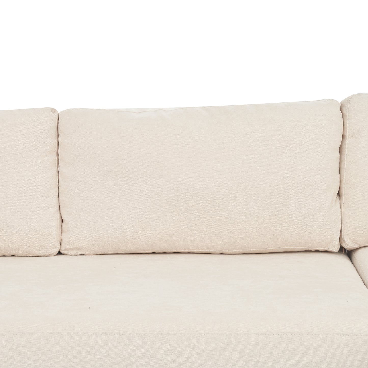ustyle 3 pieces upholstered u-shaped sectional