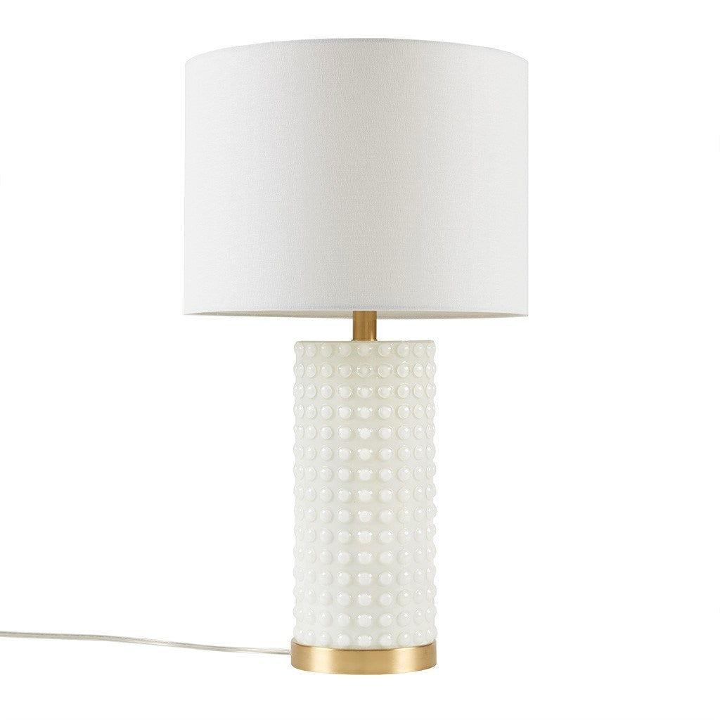 textured dot table lamp