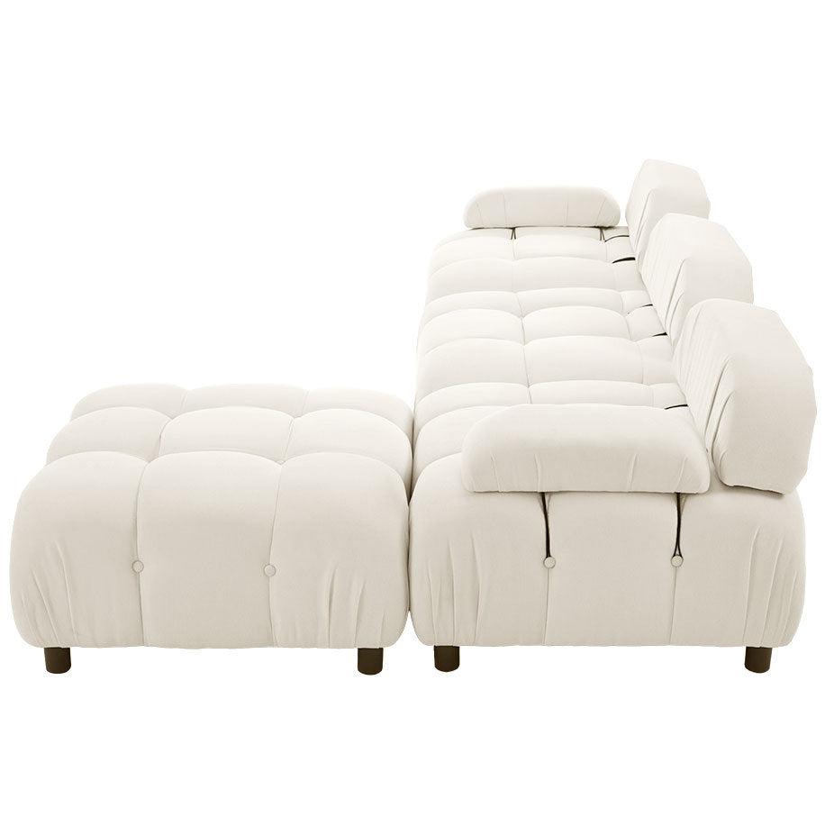 u_style upholstery modular convertible sectional sofa
