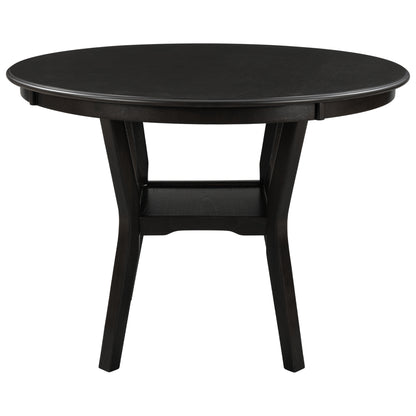 5-Piece Kitchen Dining Table Set, Espresso