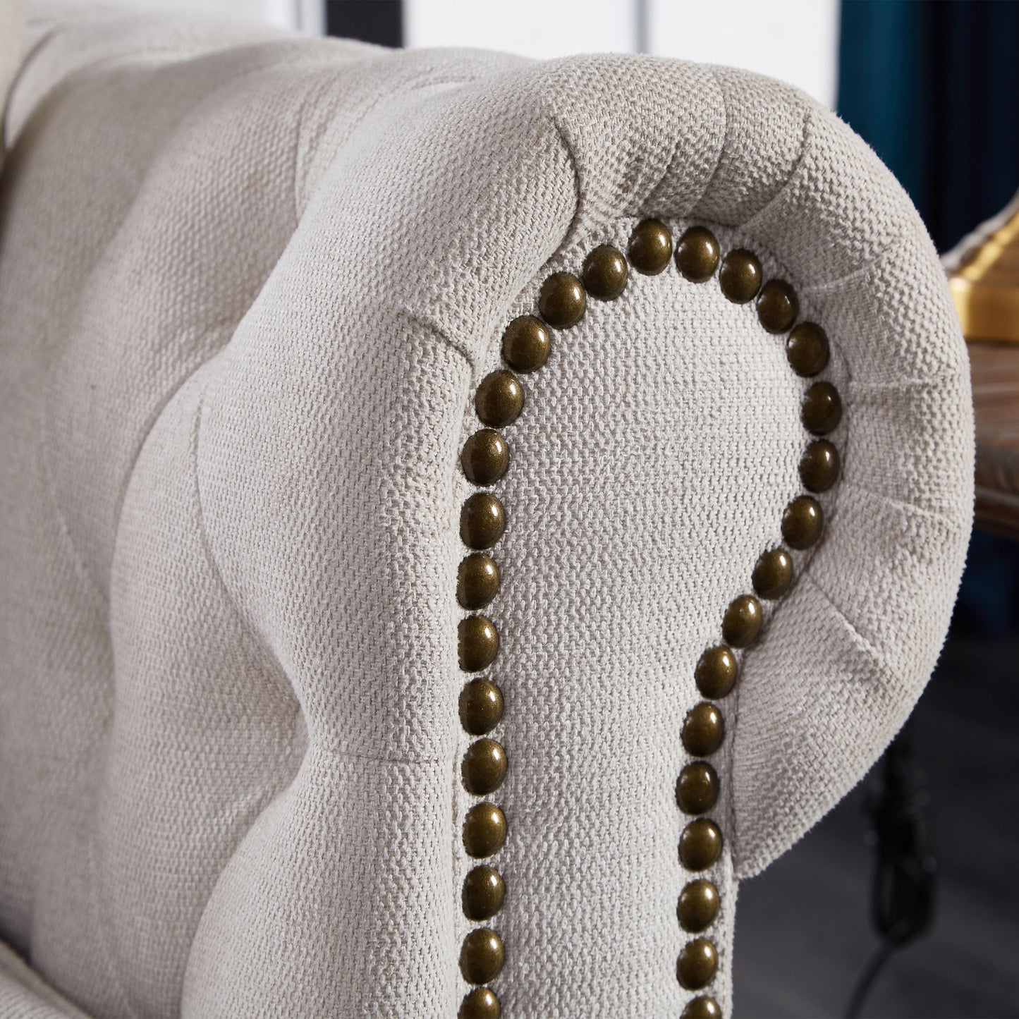 zara chesterfield sofa beige