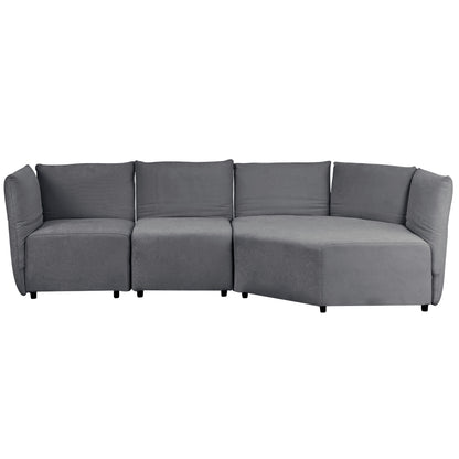 Ustyle Stylish Sofa Set, Grey