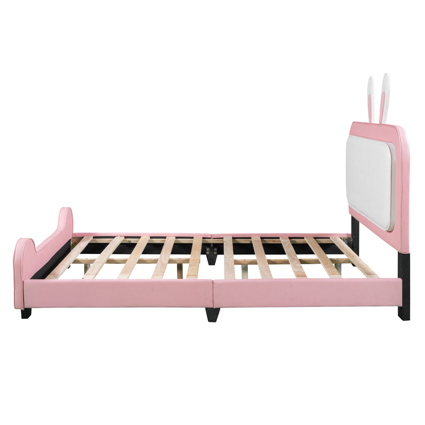 upholstered rabbit-shape princess bed