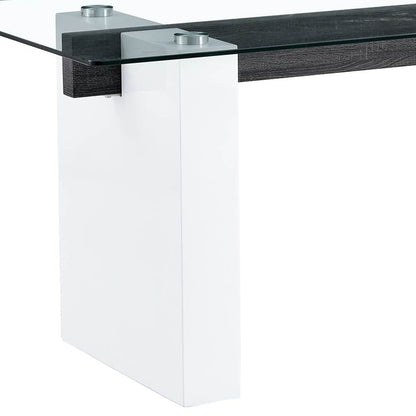 Danny Rectangular Glass Table