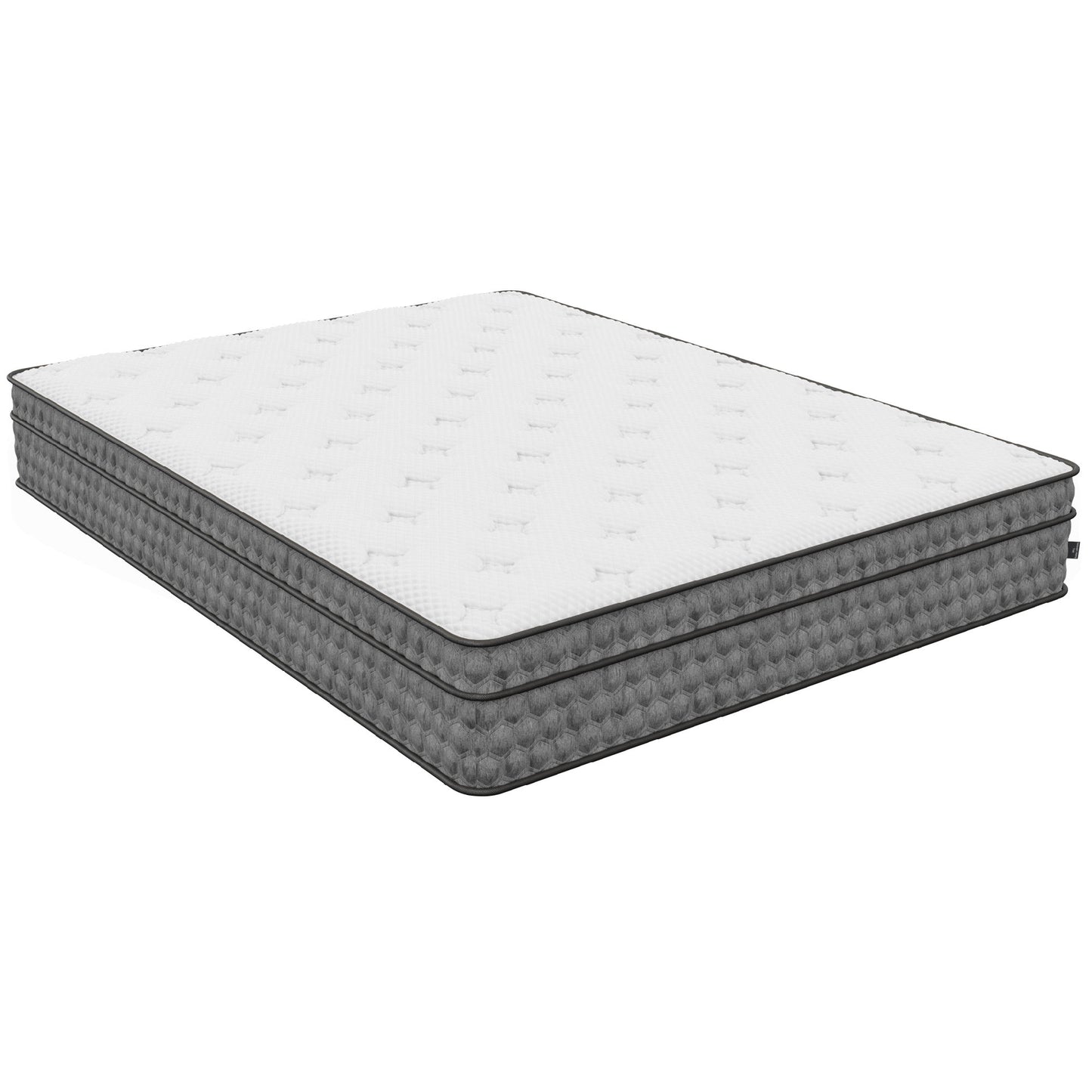 twin - zen cool gel hybrid euro-top 11" medium feel