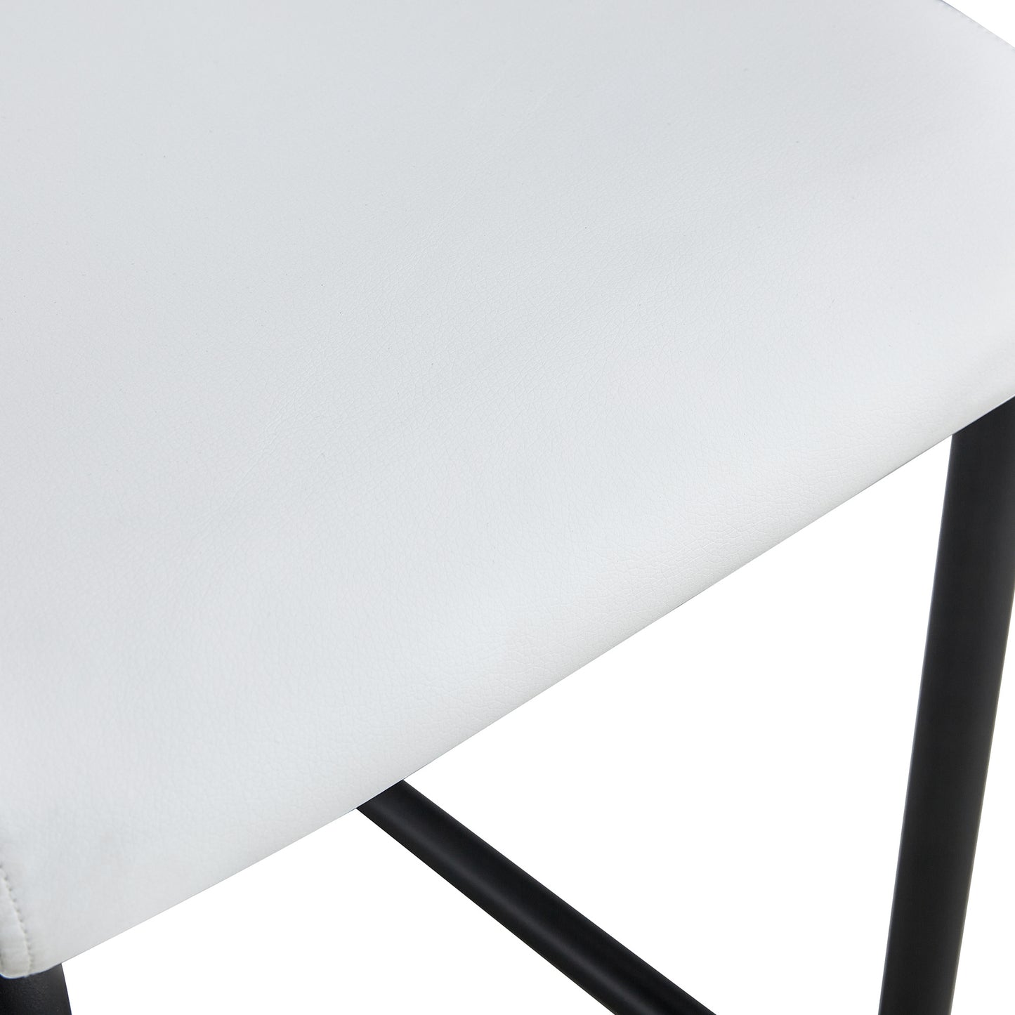 holli dining table set, white