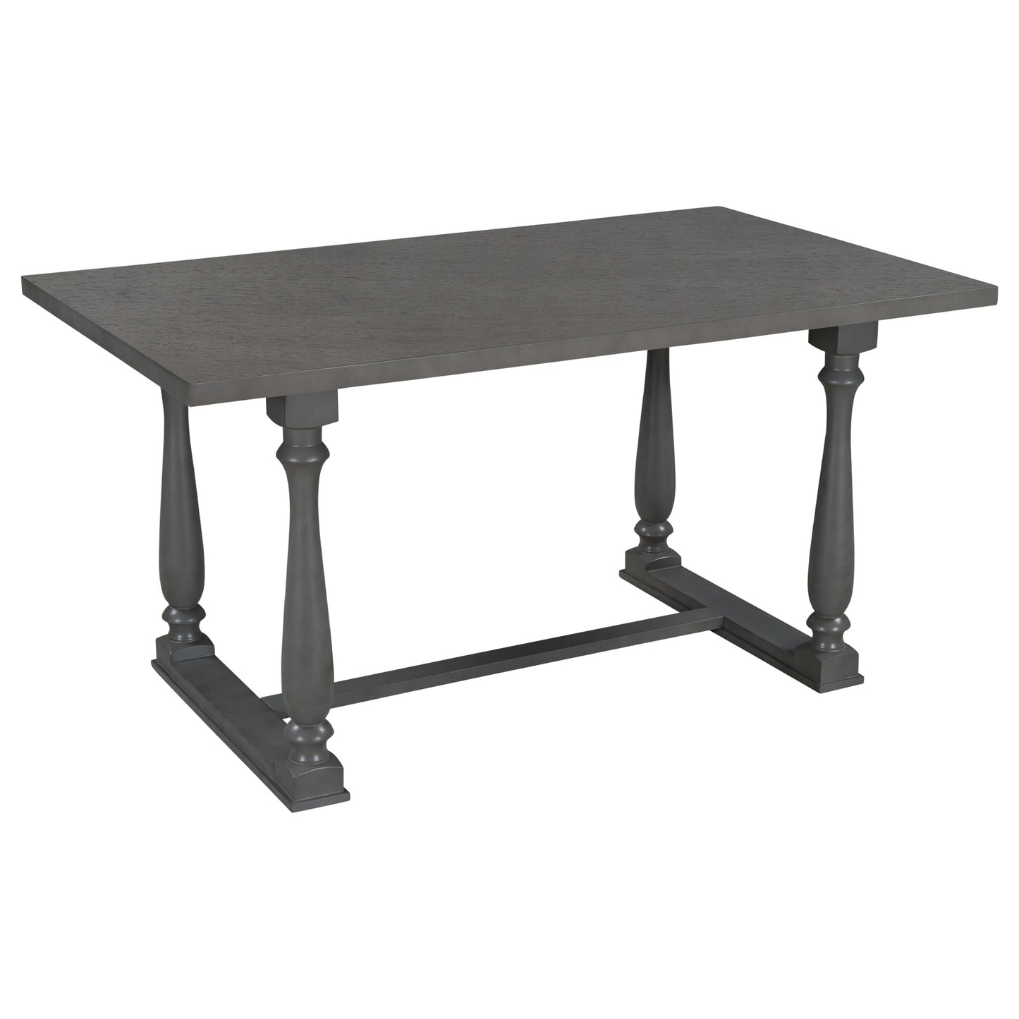 upholstered 6-piece dining table set