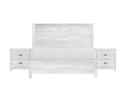 Albany 3 Piece Queen Bed Set, White