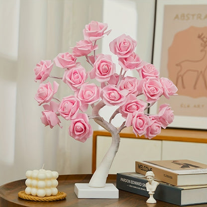 USB Plug LED  Rose Decoration Lamp