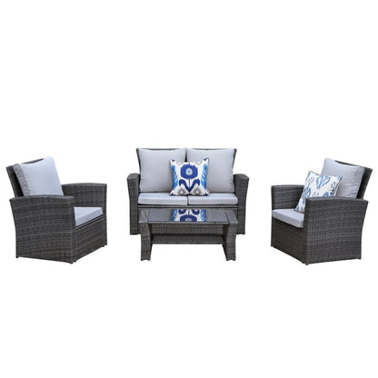 KTO Patio Sofa Set