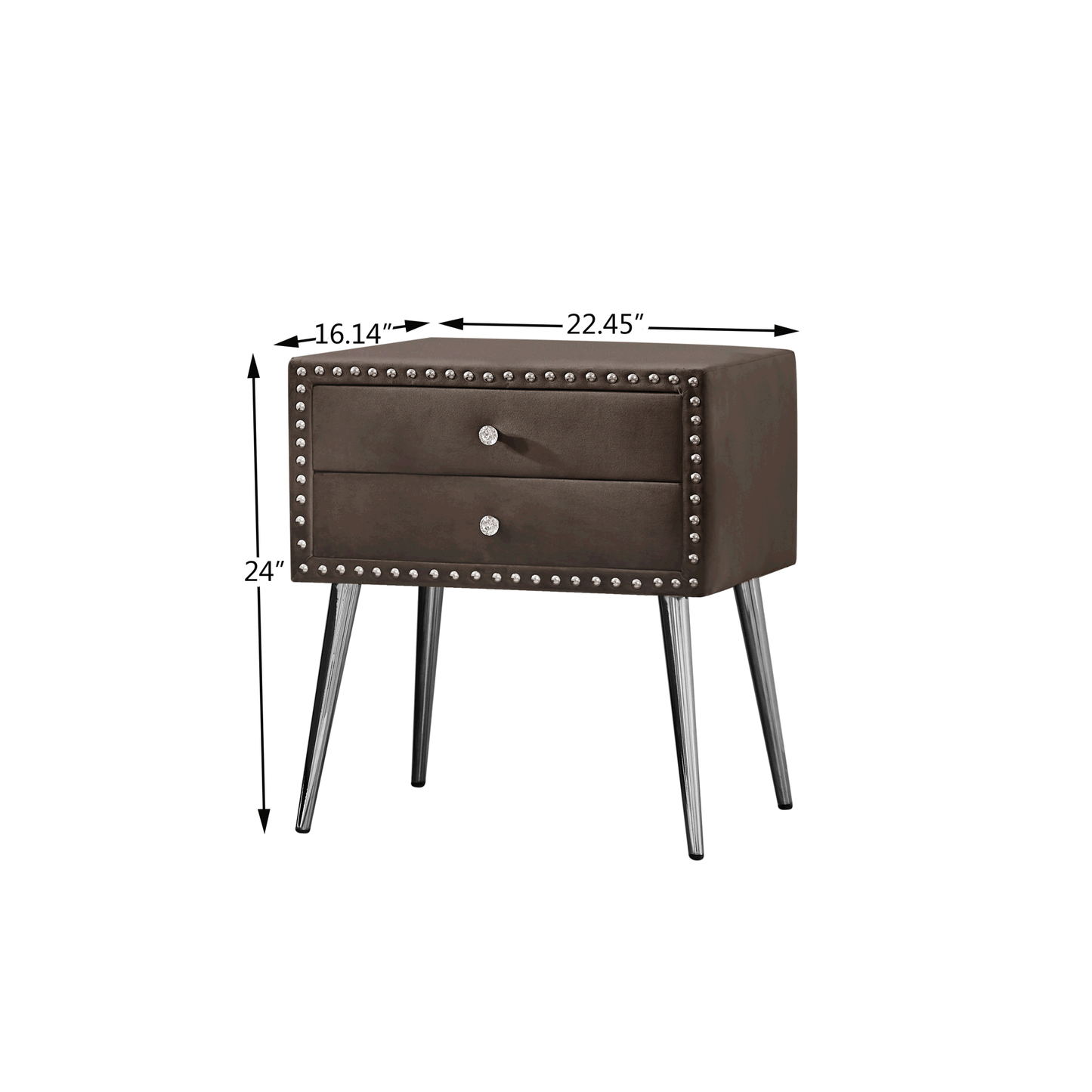 jamie queen bed with one nightstand