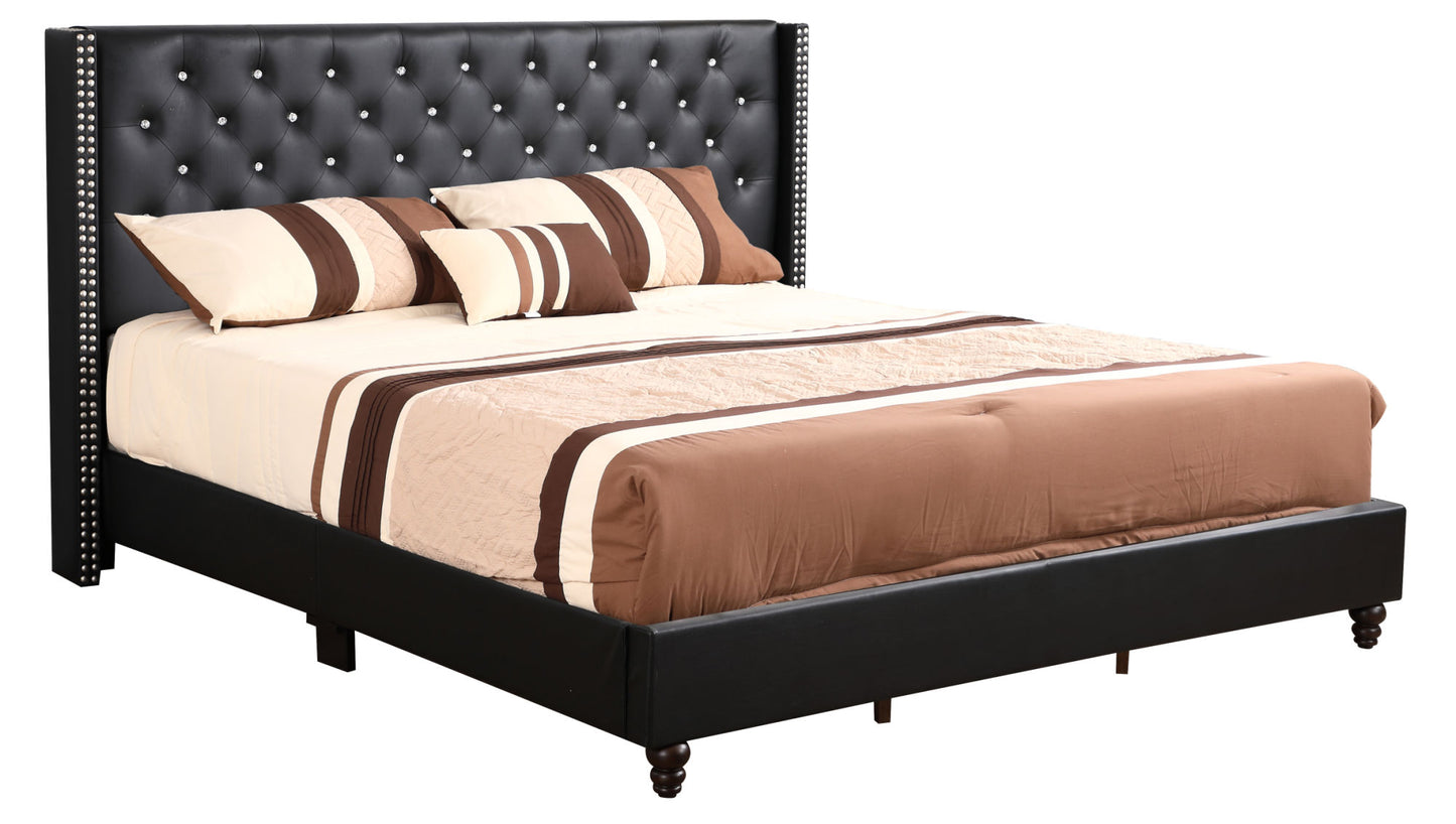 julie king upholstered bed