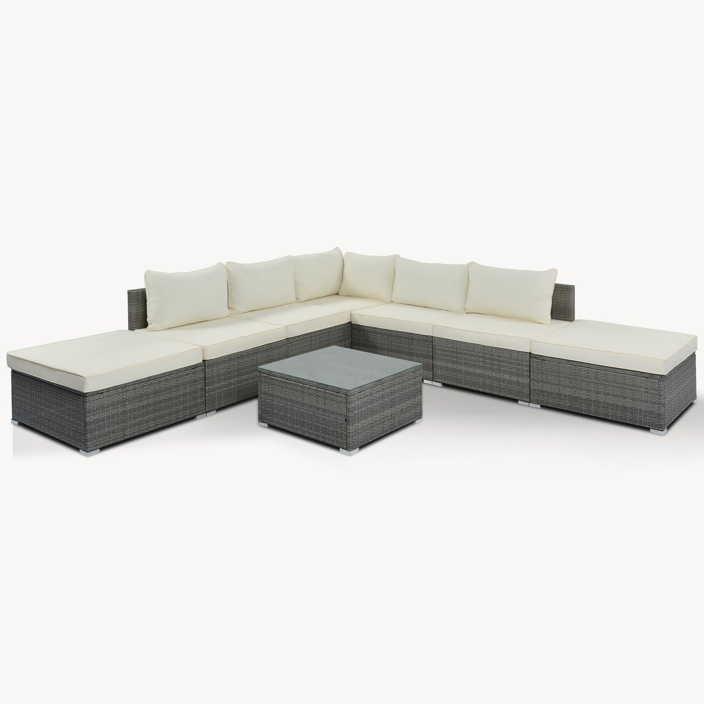 8-pieces outdoor patio furniture sets