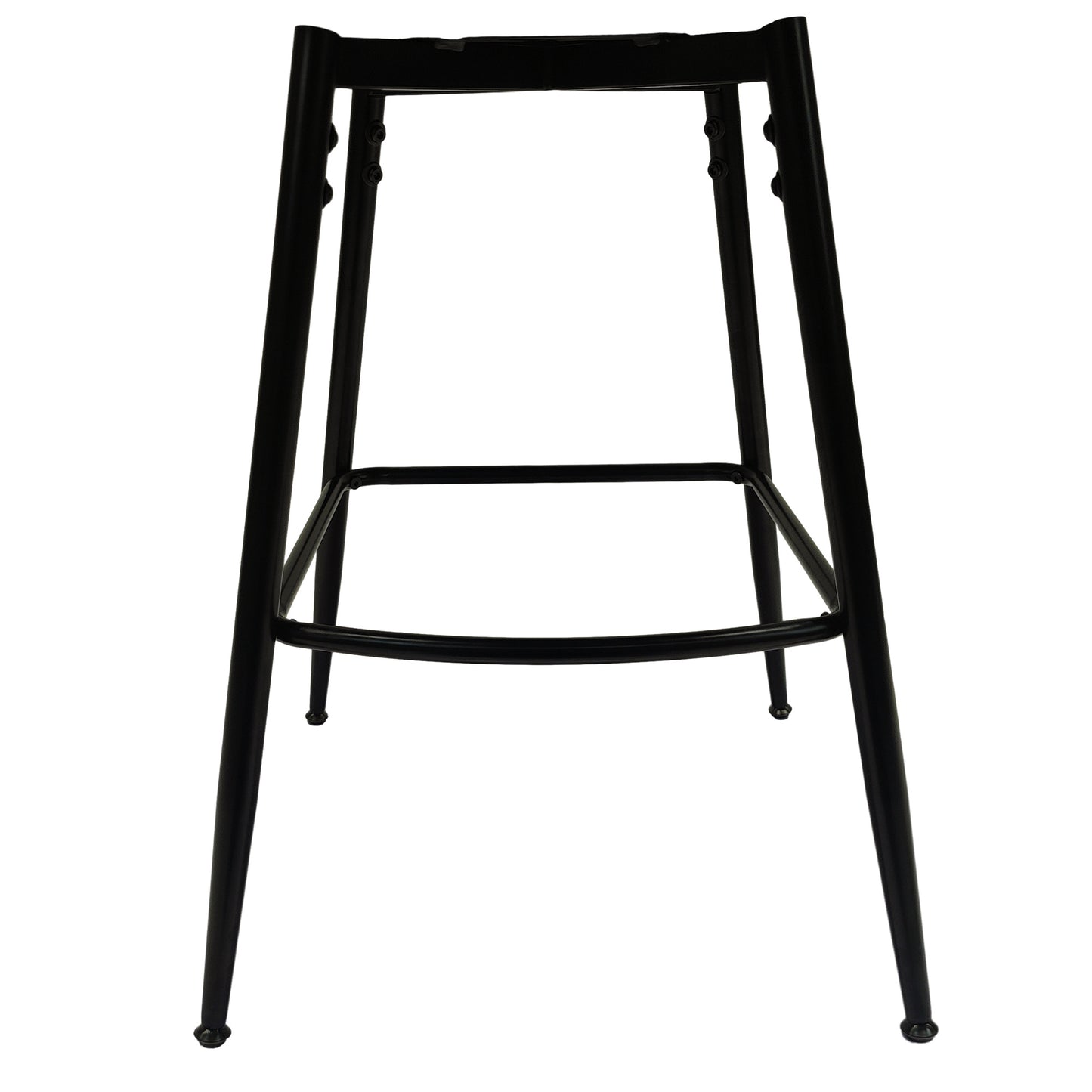 technical leather woven bar stool set of 4, brown
