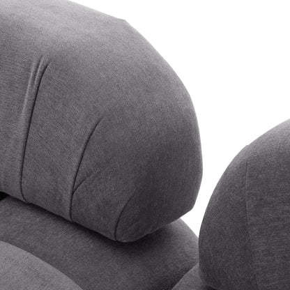 U_STYLE Upholstery Modular Convertible Sectional Sofa