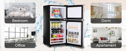 3.5Cu.Ft Compact Refrigerator Mini Fridge with Freezer