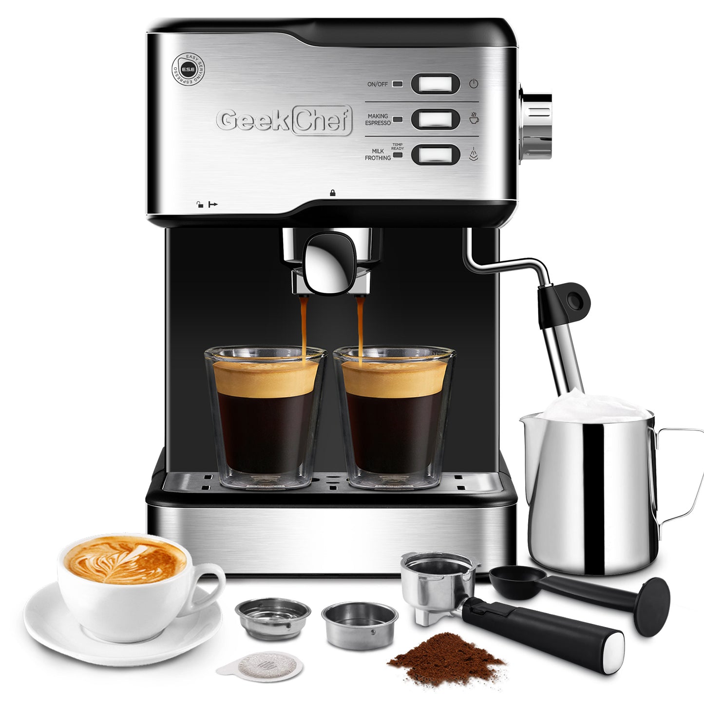 geek chef espresso machine