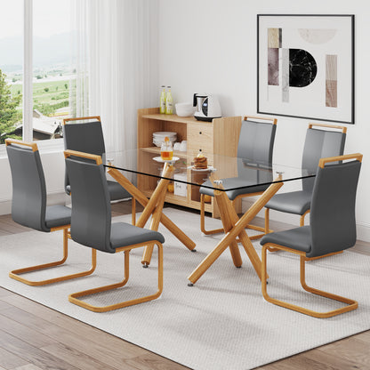Remi Dining Table Set, Grey