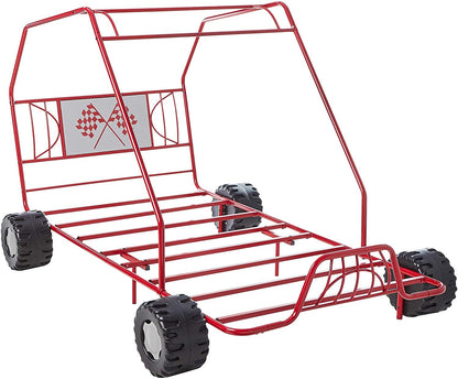 ACME Xander Twin Bed in Red Go Kart