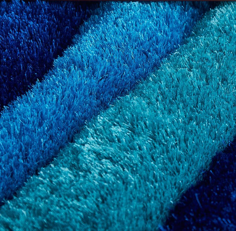 "3d shaggy" hand tufted area rug