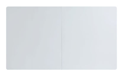 ACME Kameryn Dining Table w/Butterfly Leaf, White High Gloss Finish