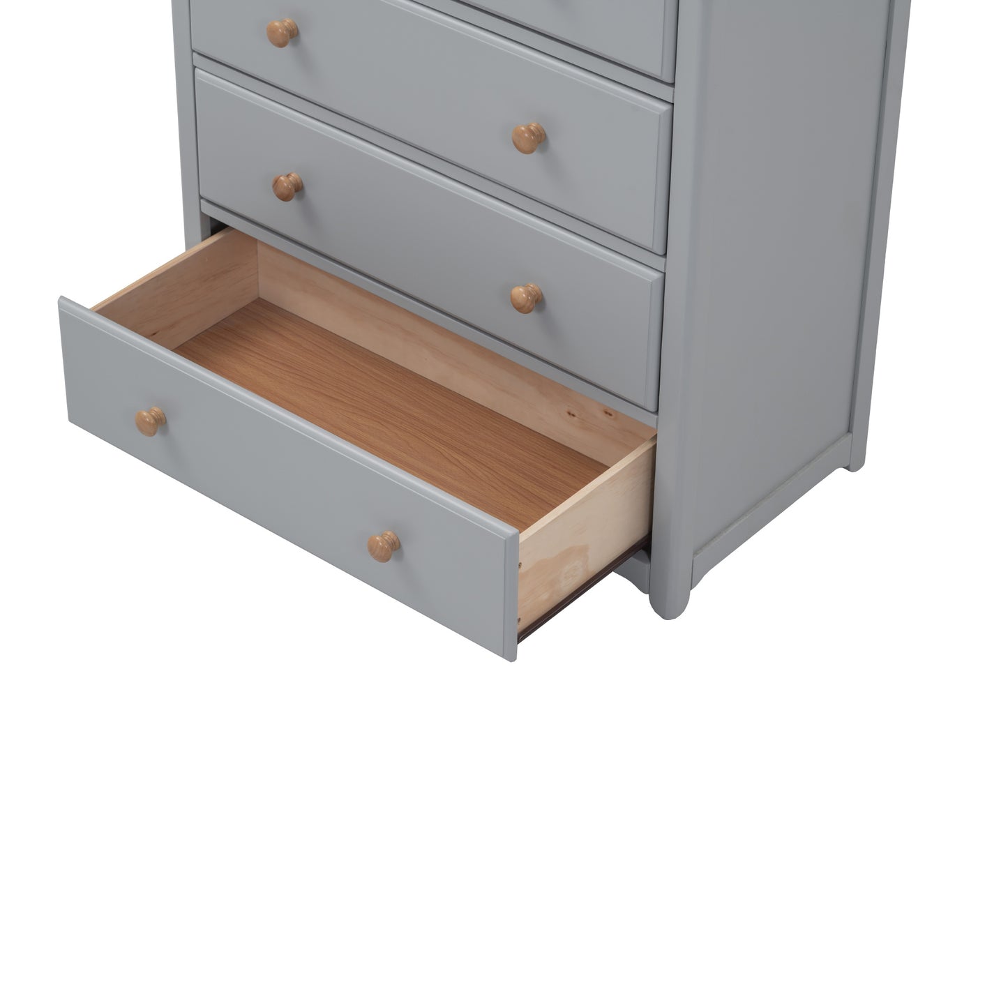 3-pieces bedroom sets with nightstand(usb charging ports) and storage chest,gray+natrual