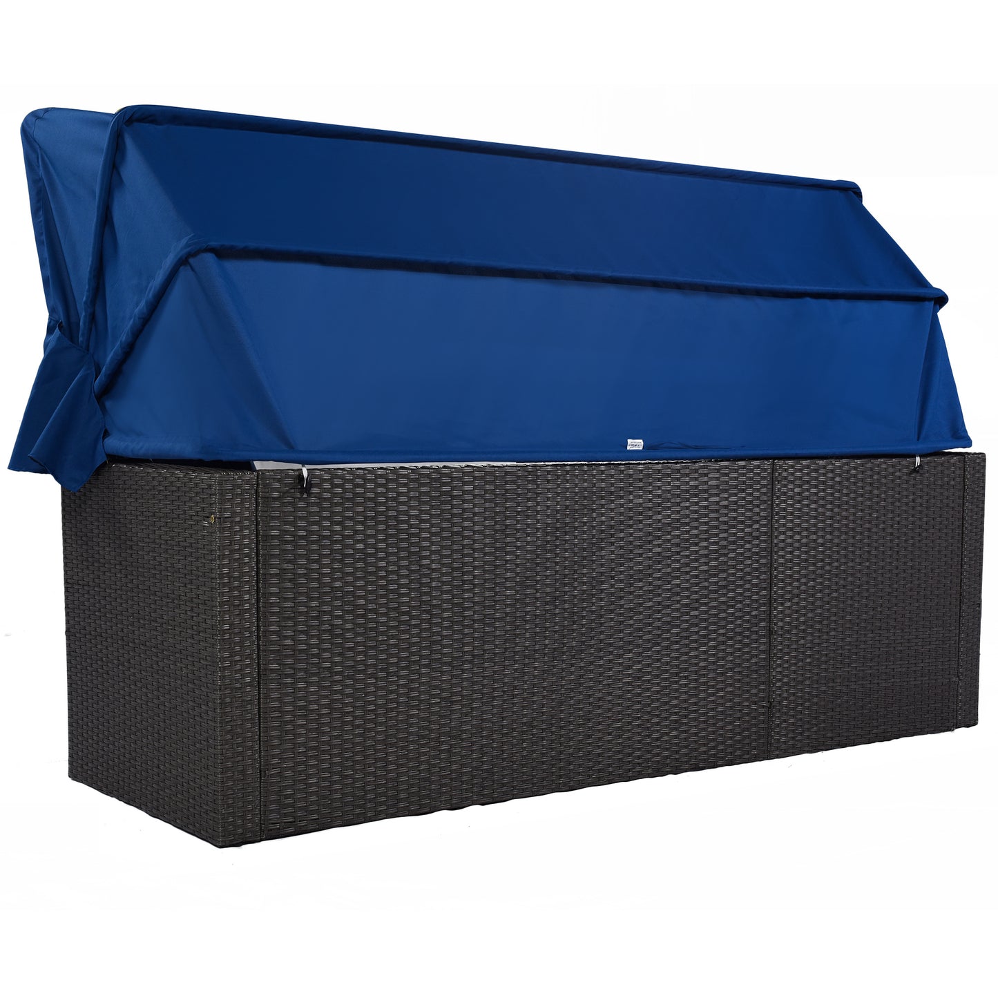 betty rectangle daybed with retractable canopy