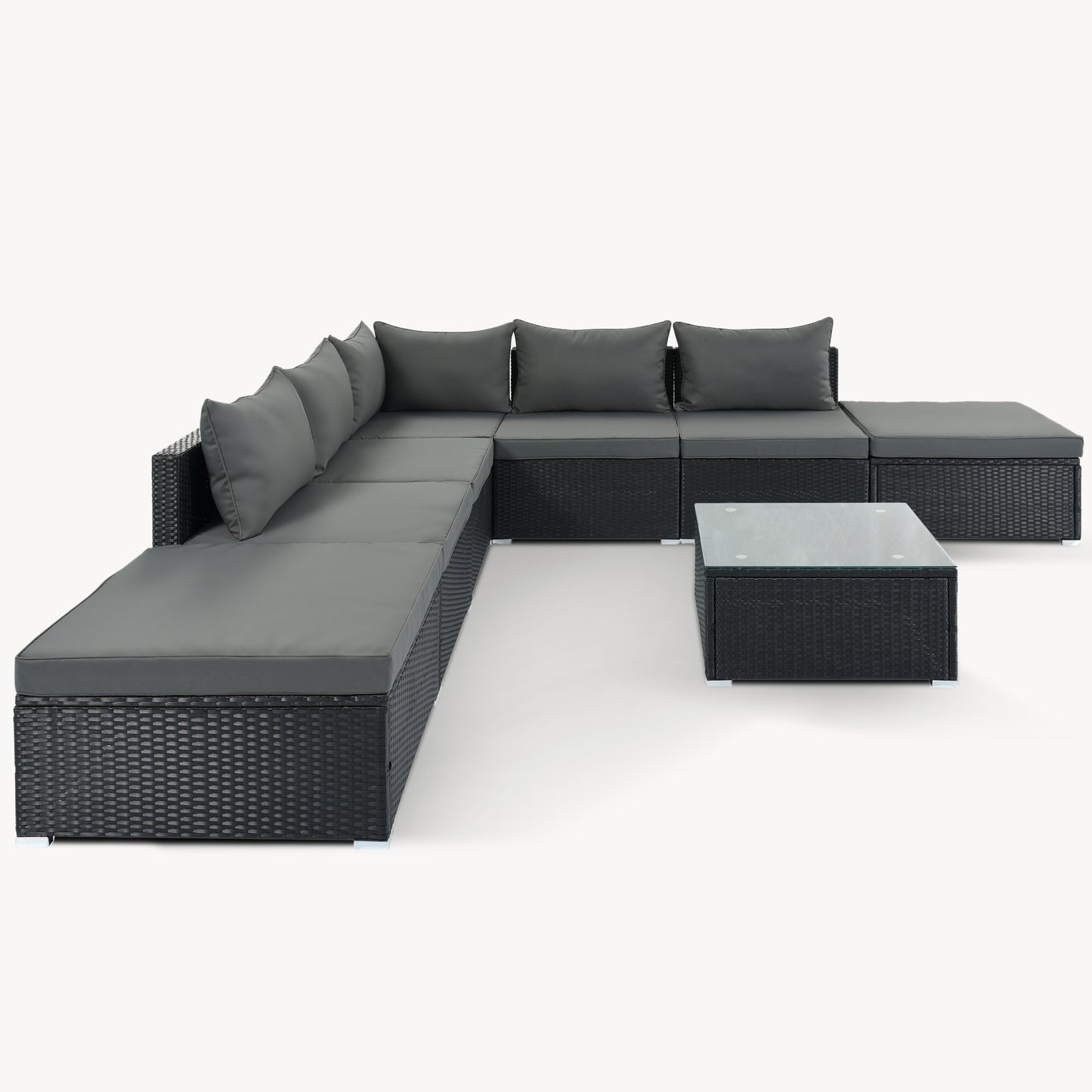 8-pieces outdoor patio furniture sets