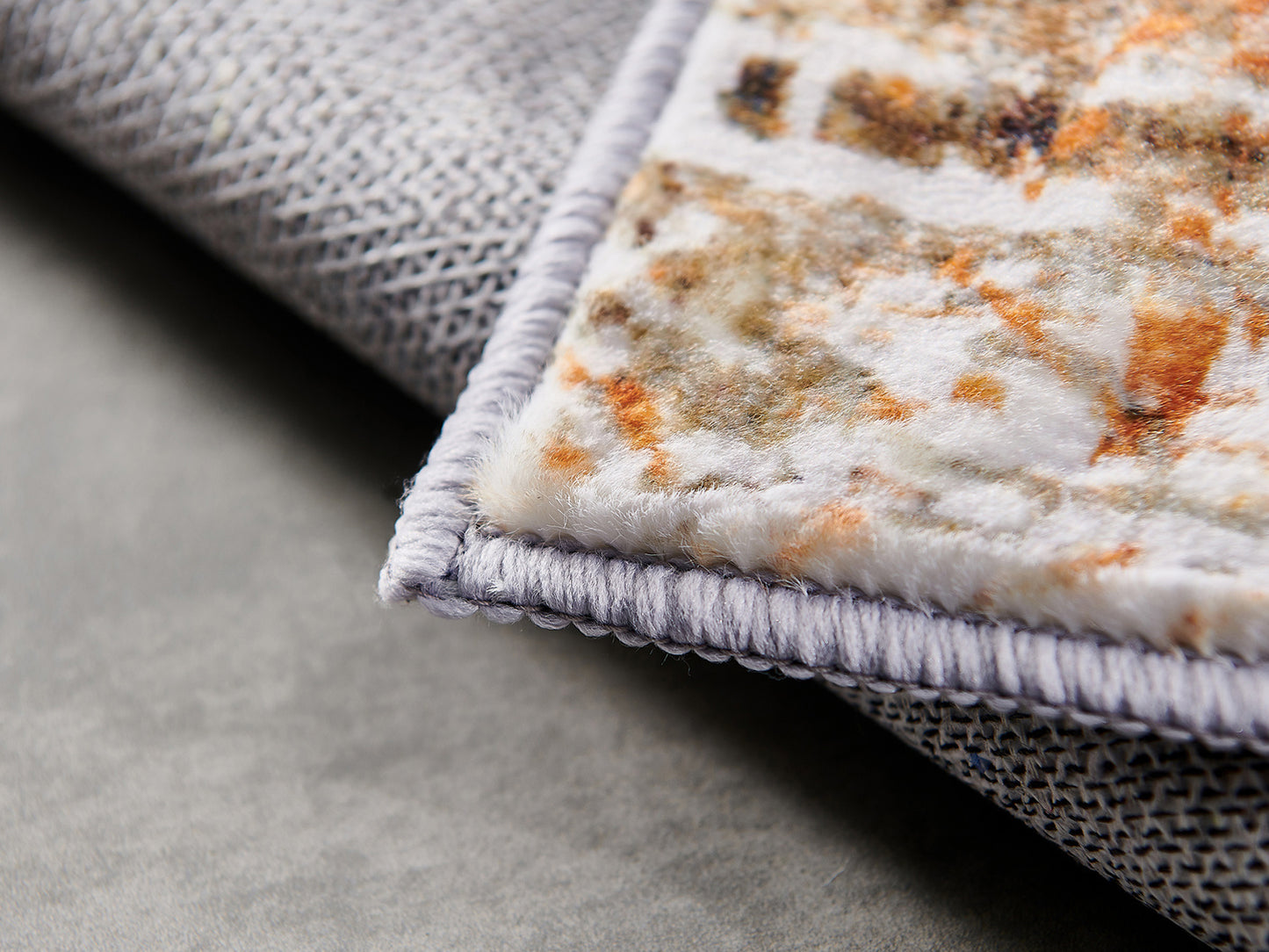 zara collection abstract design turquoise gray rust machine washable super soft area rug