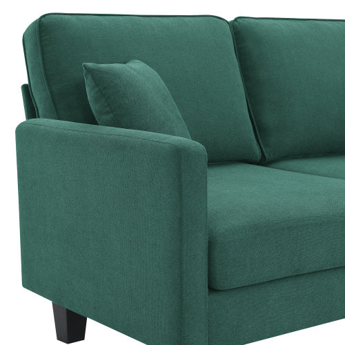 terry 5-seat couch set with chaise with 3 pillows
