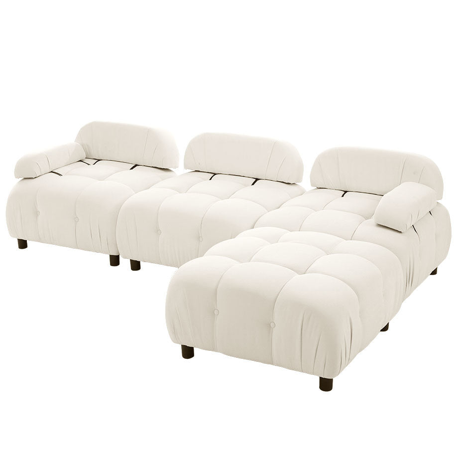 u_style upholstery modular convertible sectional sofa